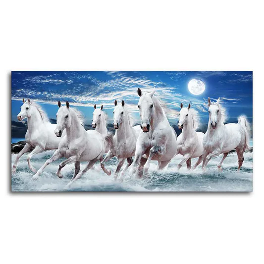 Seven Horses Painting - Glexylights