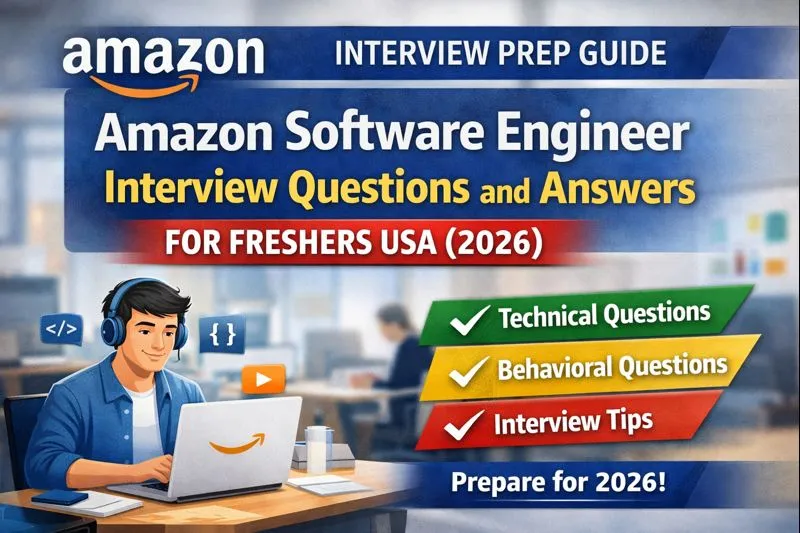 Amazon SDE Interview Questions for Freshers in the USA (2026