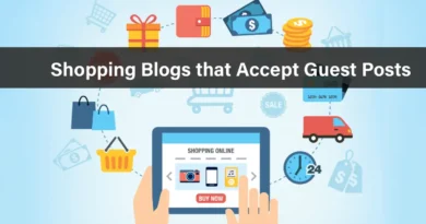 blog examples about shopping online