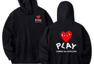 CDG Play Double Side Printed Hoodie 1 300x300 2