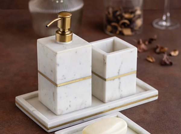 Marble Bathroom Set