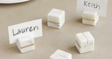 Marble Place Card Holders 1