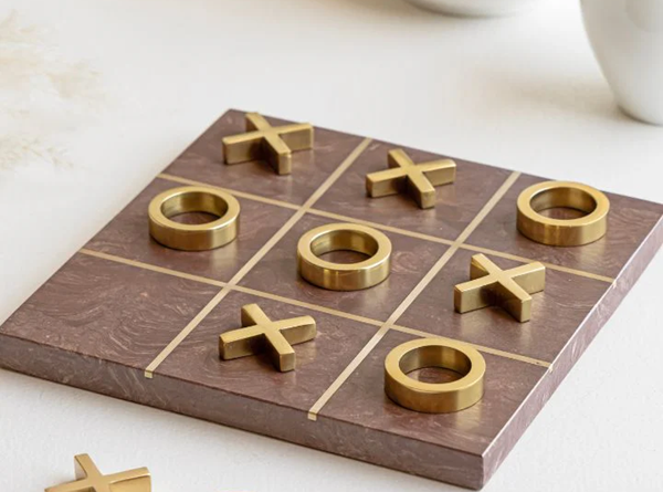 Marble Tic Tac Toe Game 1