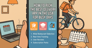How to Pick the Best Food Delivery App in the USA for Busy Days